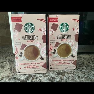 Starbucks peppermint mocha latte